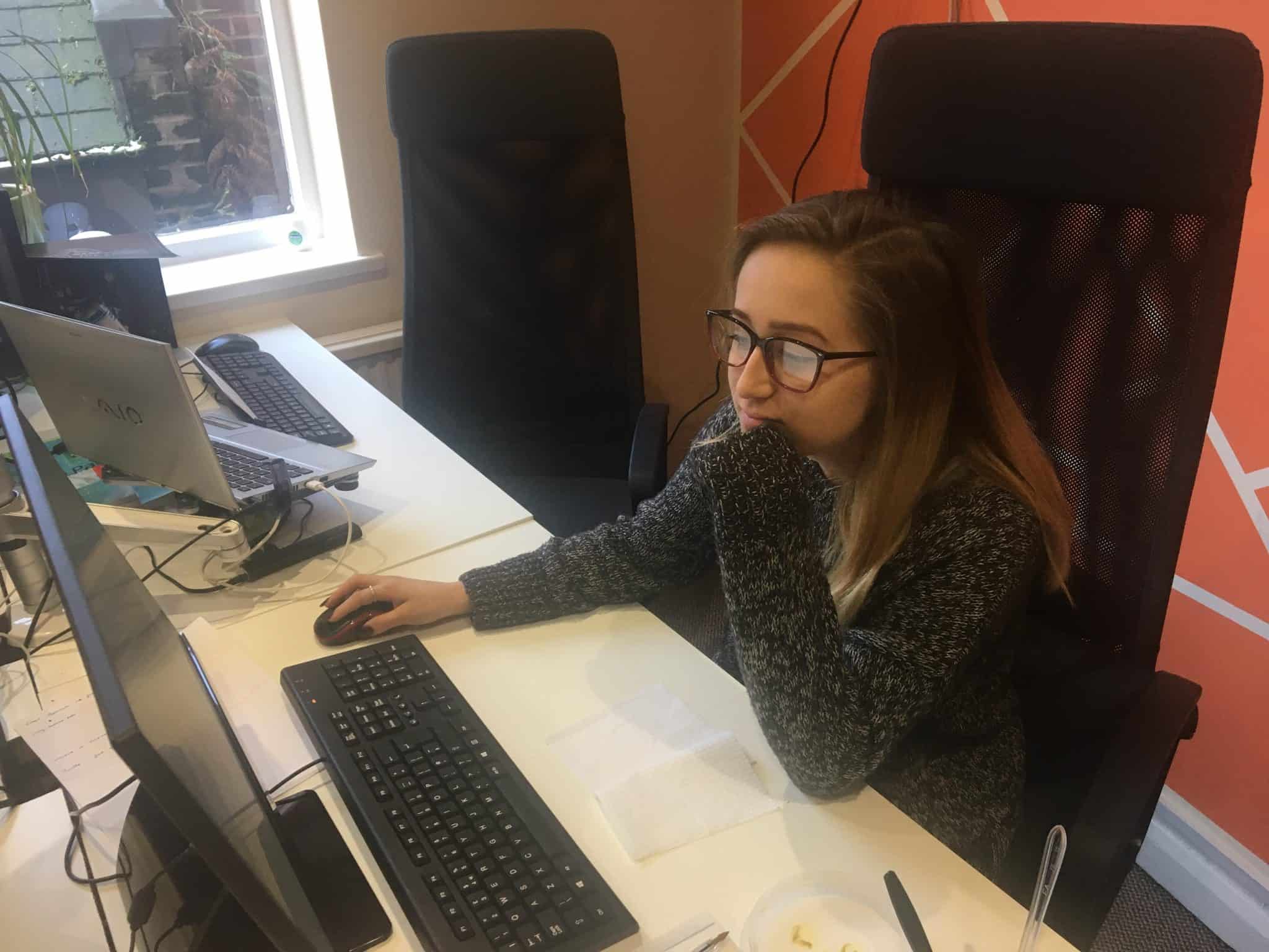 Georgie's First week at Delivered Social