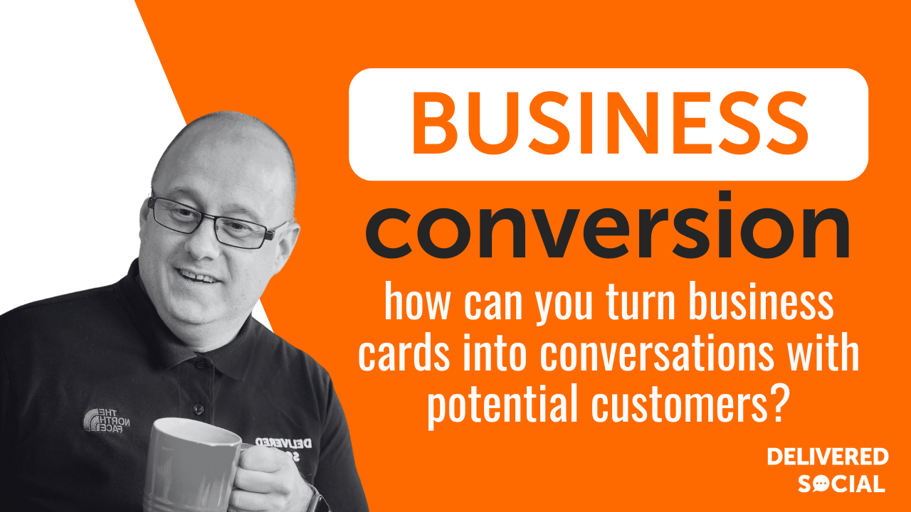 Turning business cards into conversations