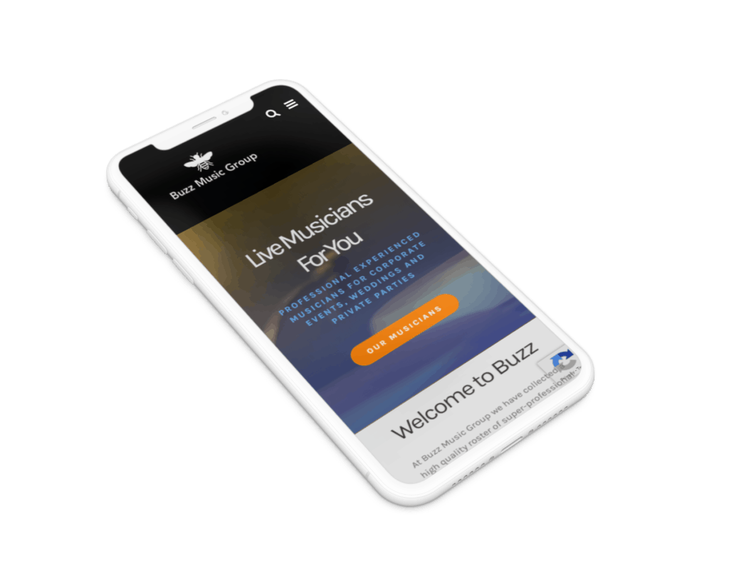 Buzz Music Mobile Project Image Buzz Music Group Mobile View