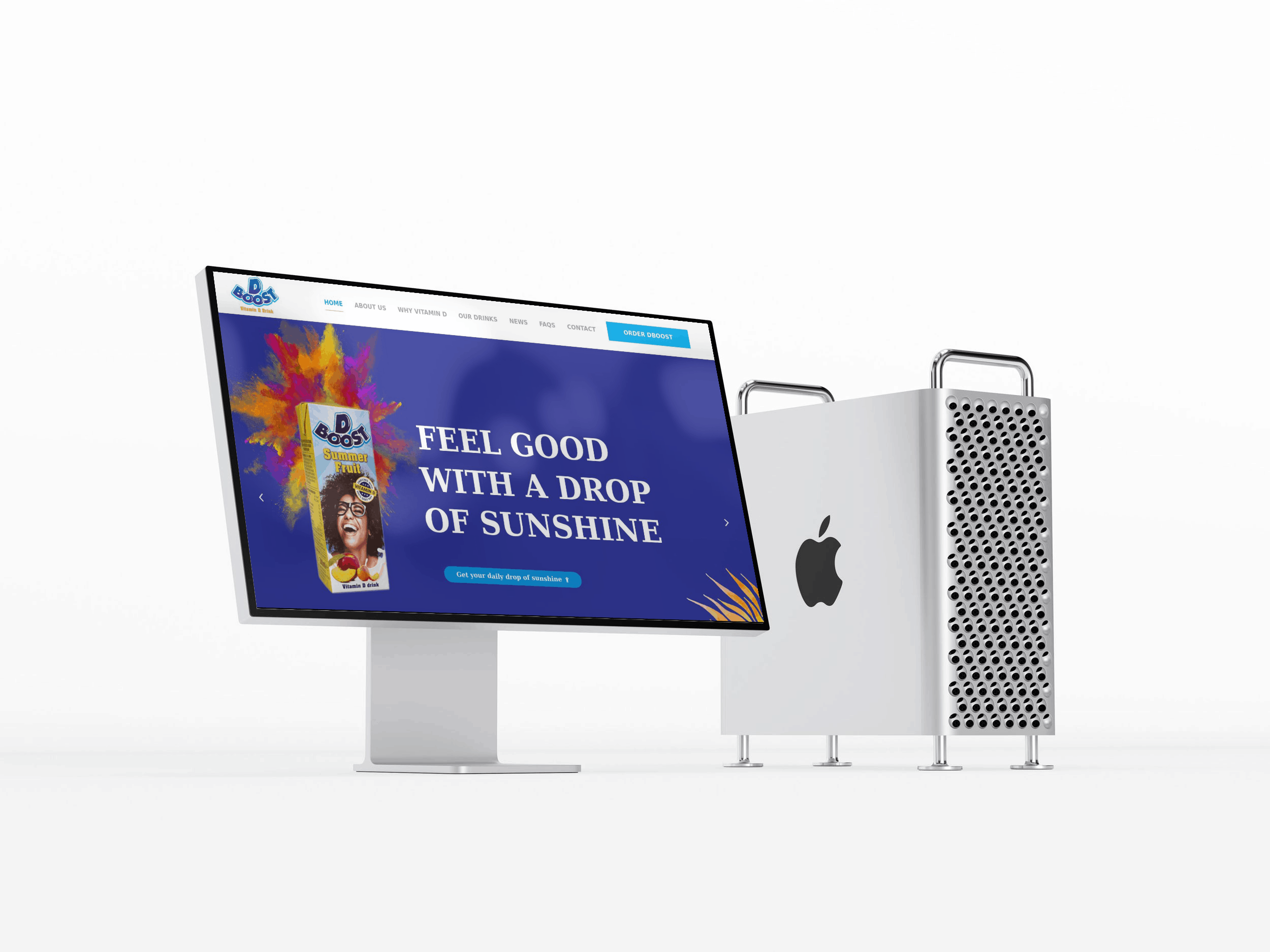DBOOSTDrinks DBOOST Drinks Website Design