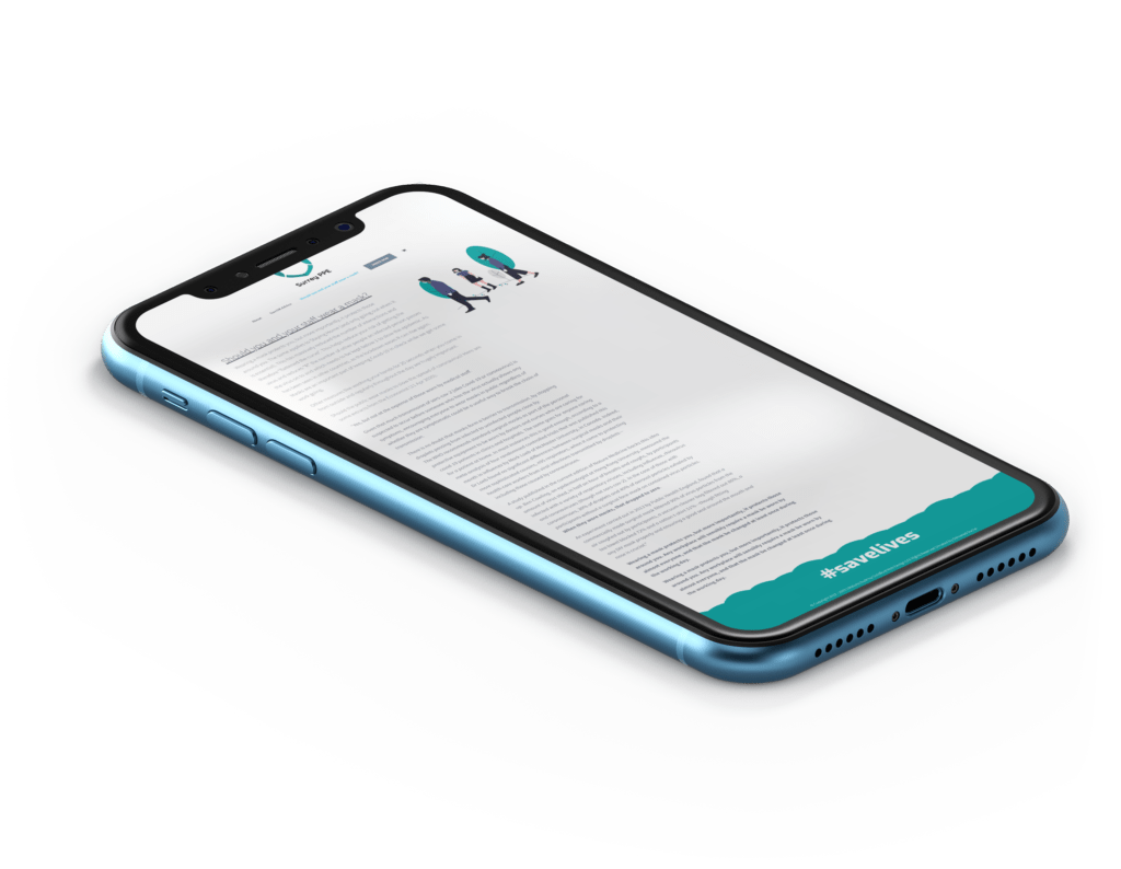 Surrey PPE iPhone MockUp Surrey PPE iPhone Mockup