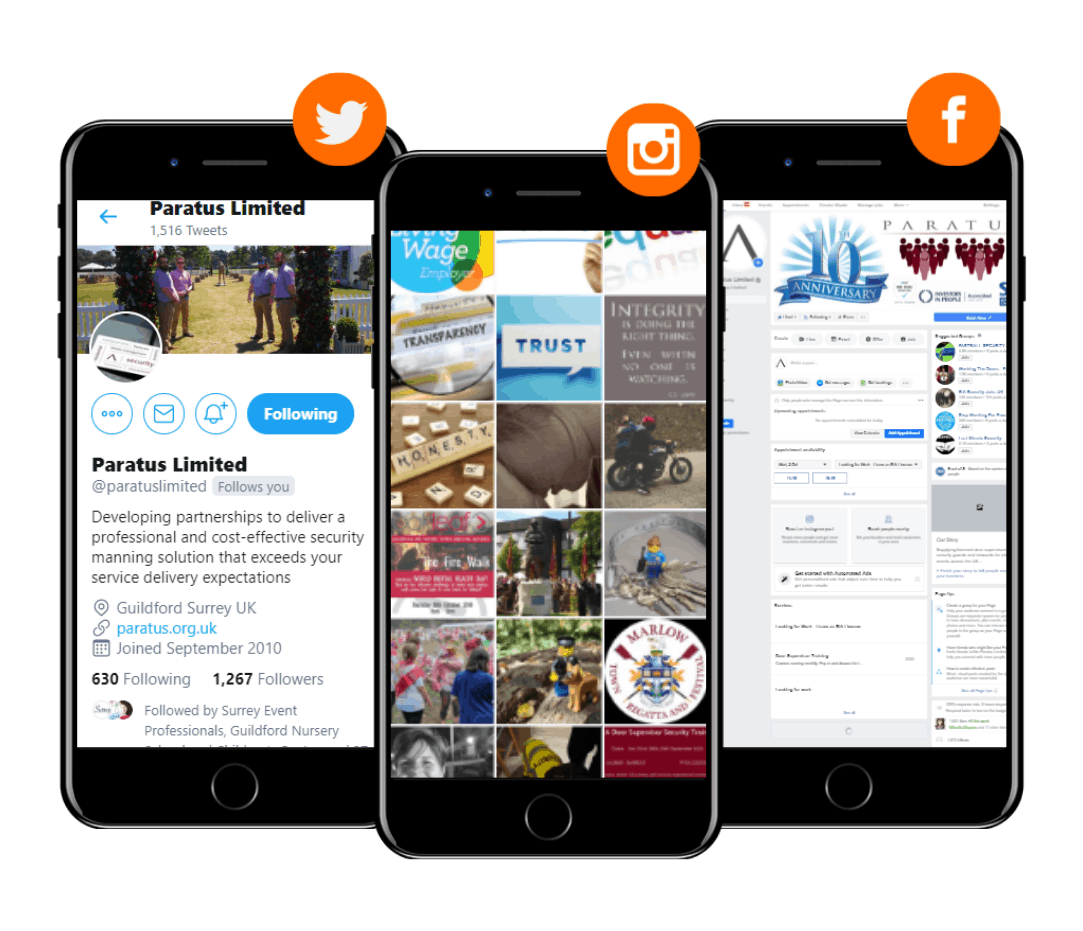 ParatusSocialMedia Paratus social media