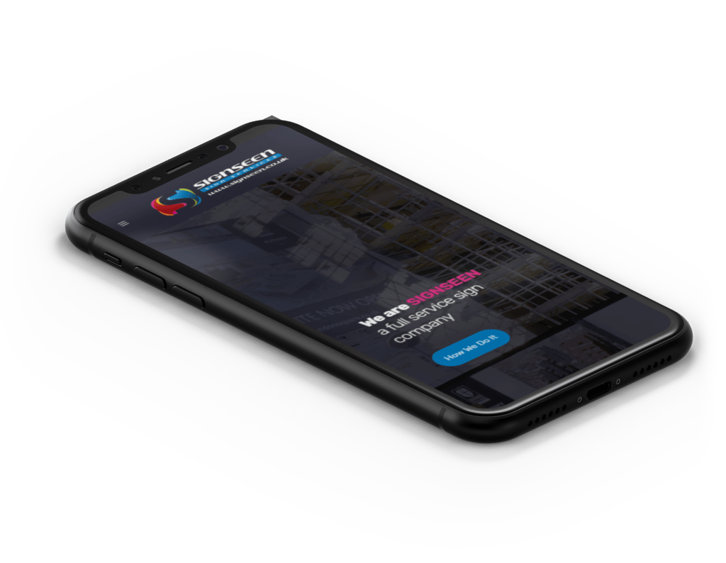 Signseen Mobile Project Image Signseen mobile view