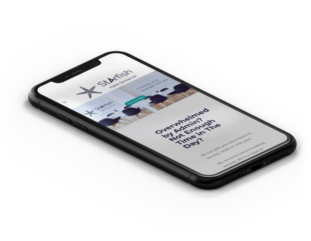 Starfish Admin Service Mobile Project Image Starfish Admin Services mobile view