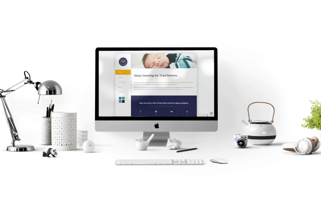 TotsAsleep Tots Asleep website design