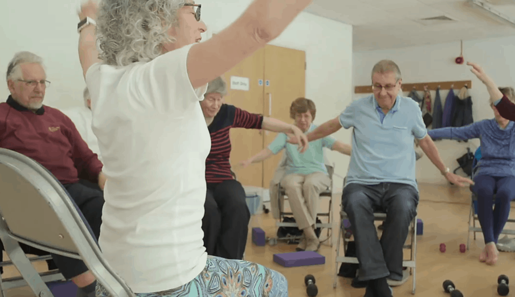 accessible chair yoga
