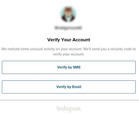 Instagram verify account