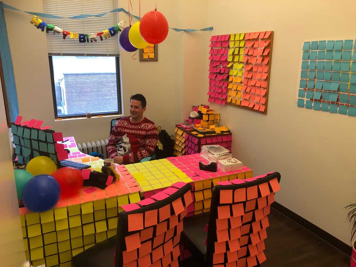 Ways to Celebrate Company Birthdays Post It Attack