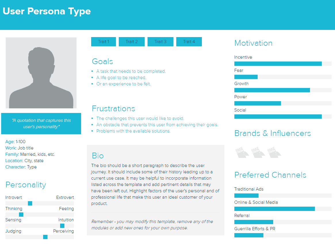 User persona