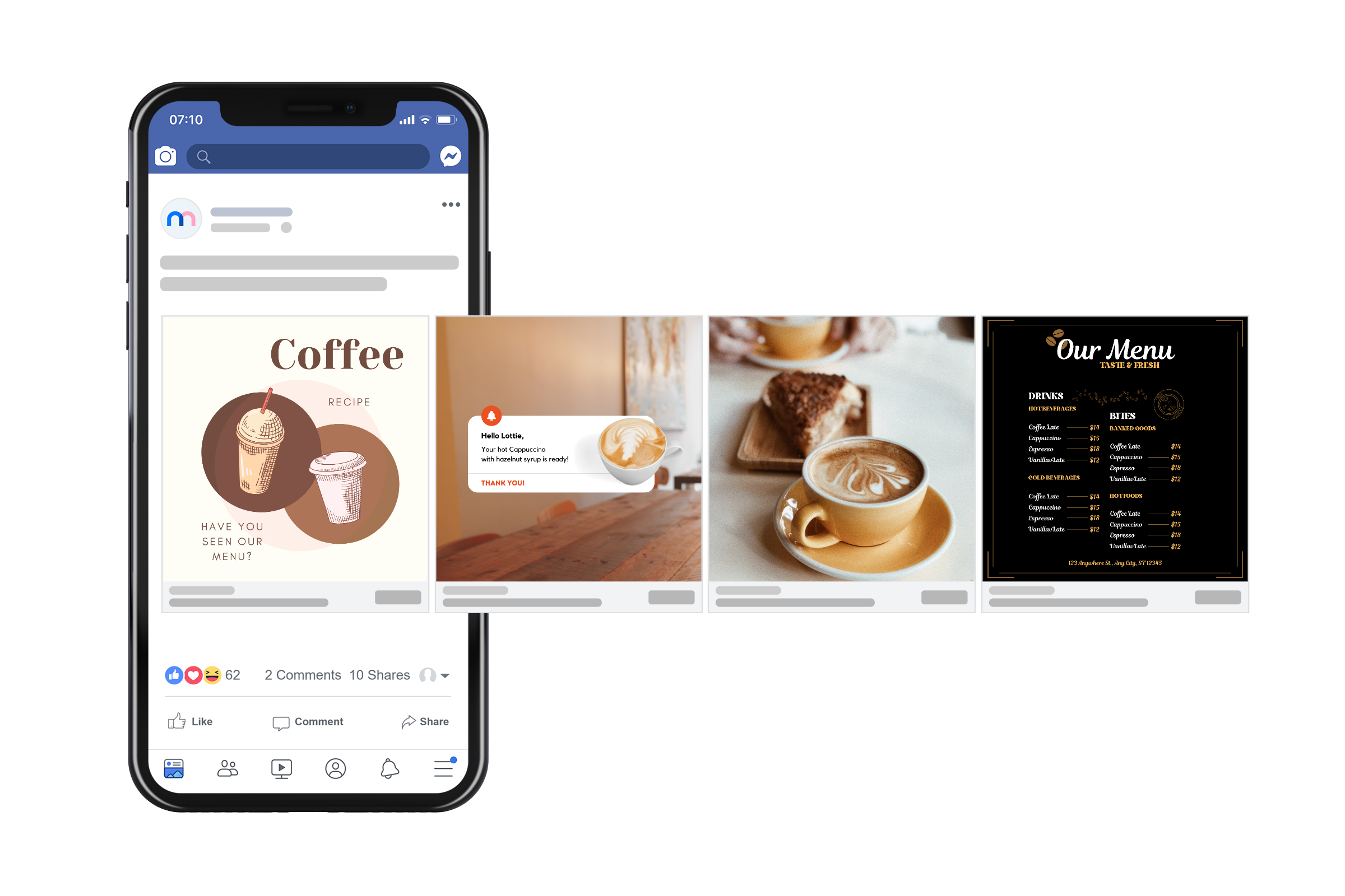 social media for coffee shops