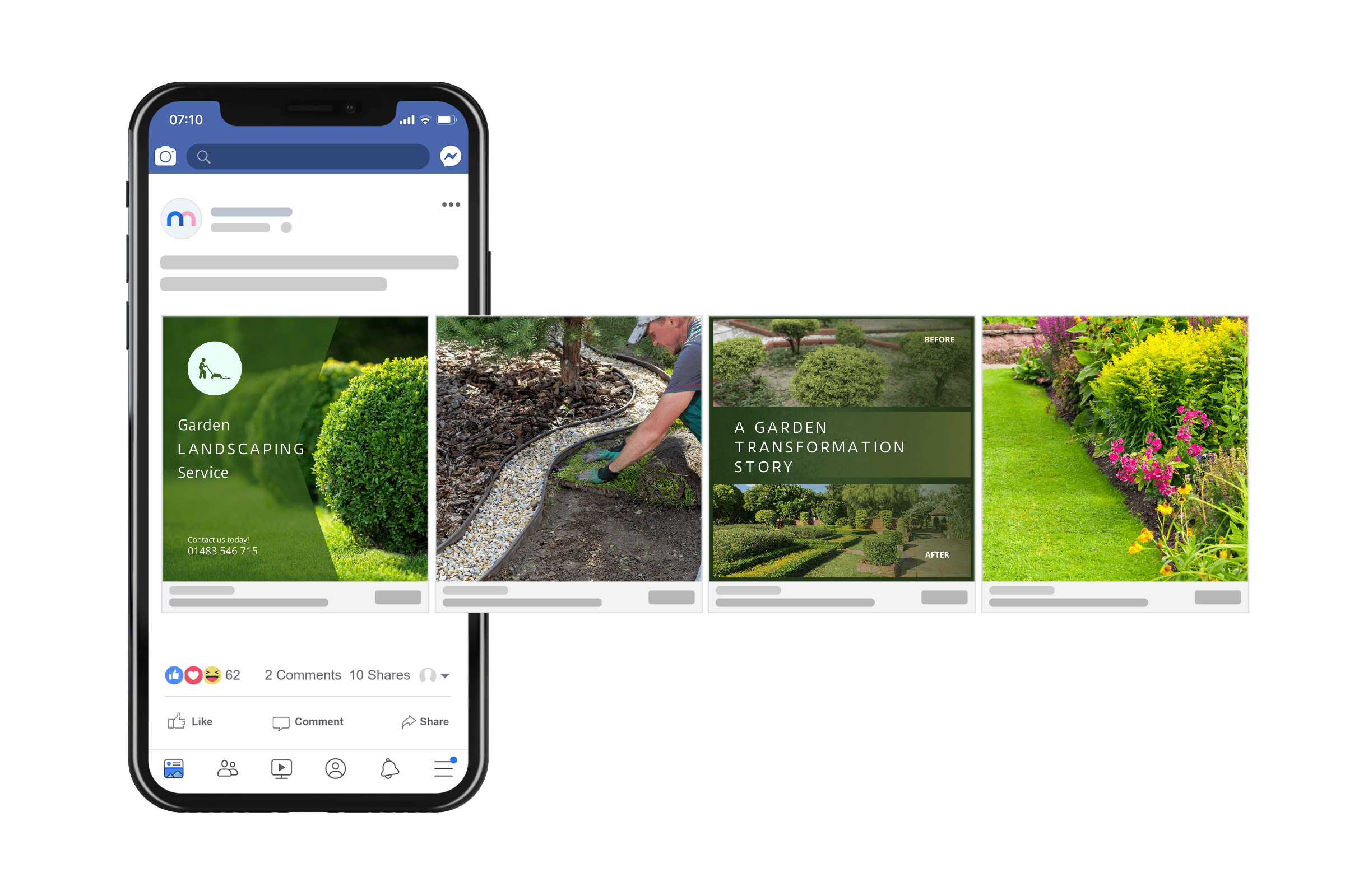 social media for landscape gardeners