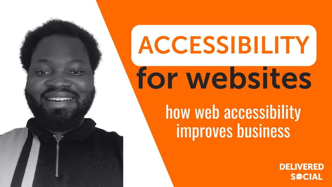 Web accessibility matters. Delivered Social. Author.