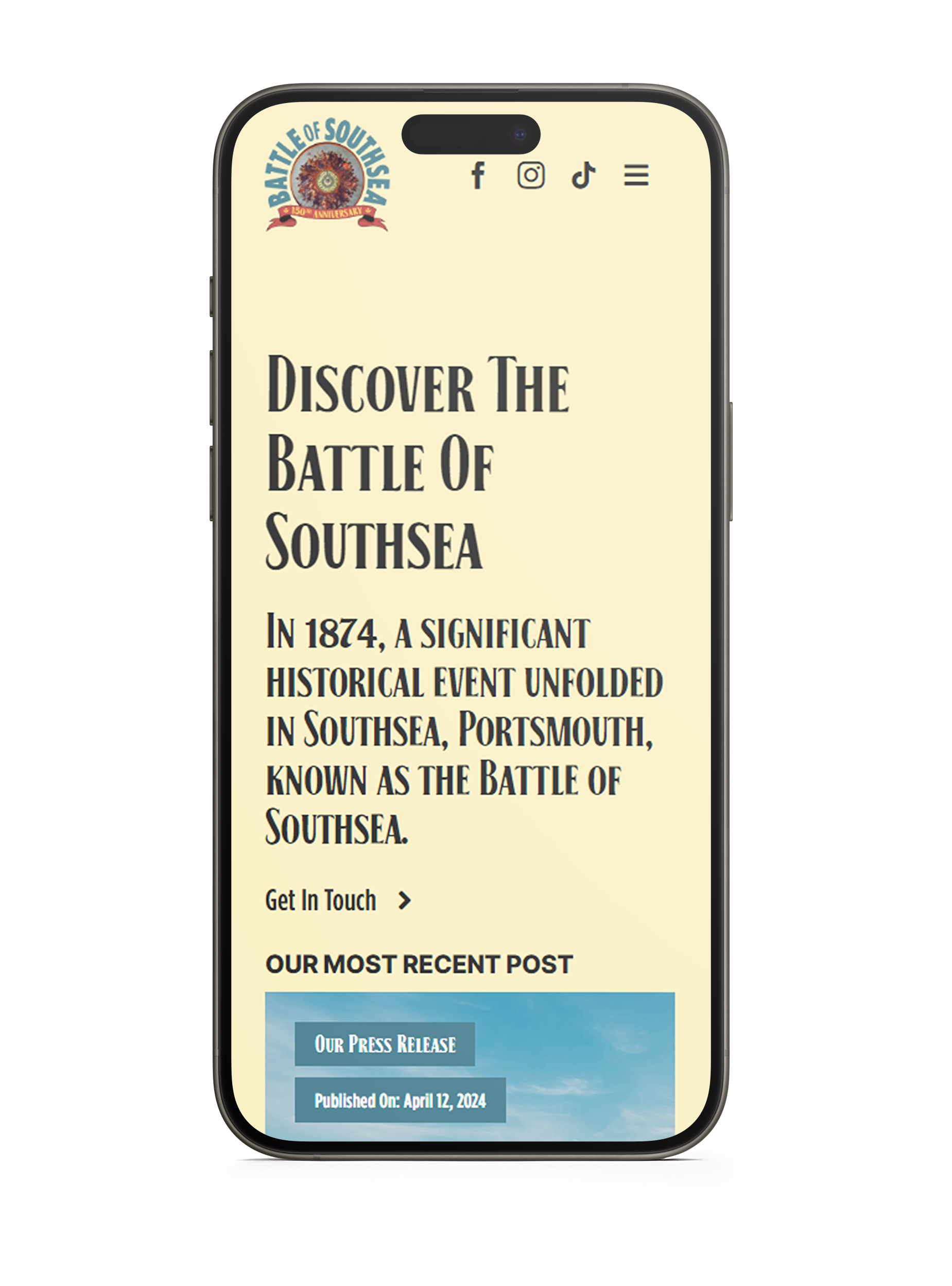 Battle Of Southsea On Mobile Device