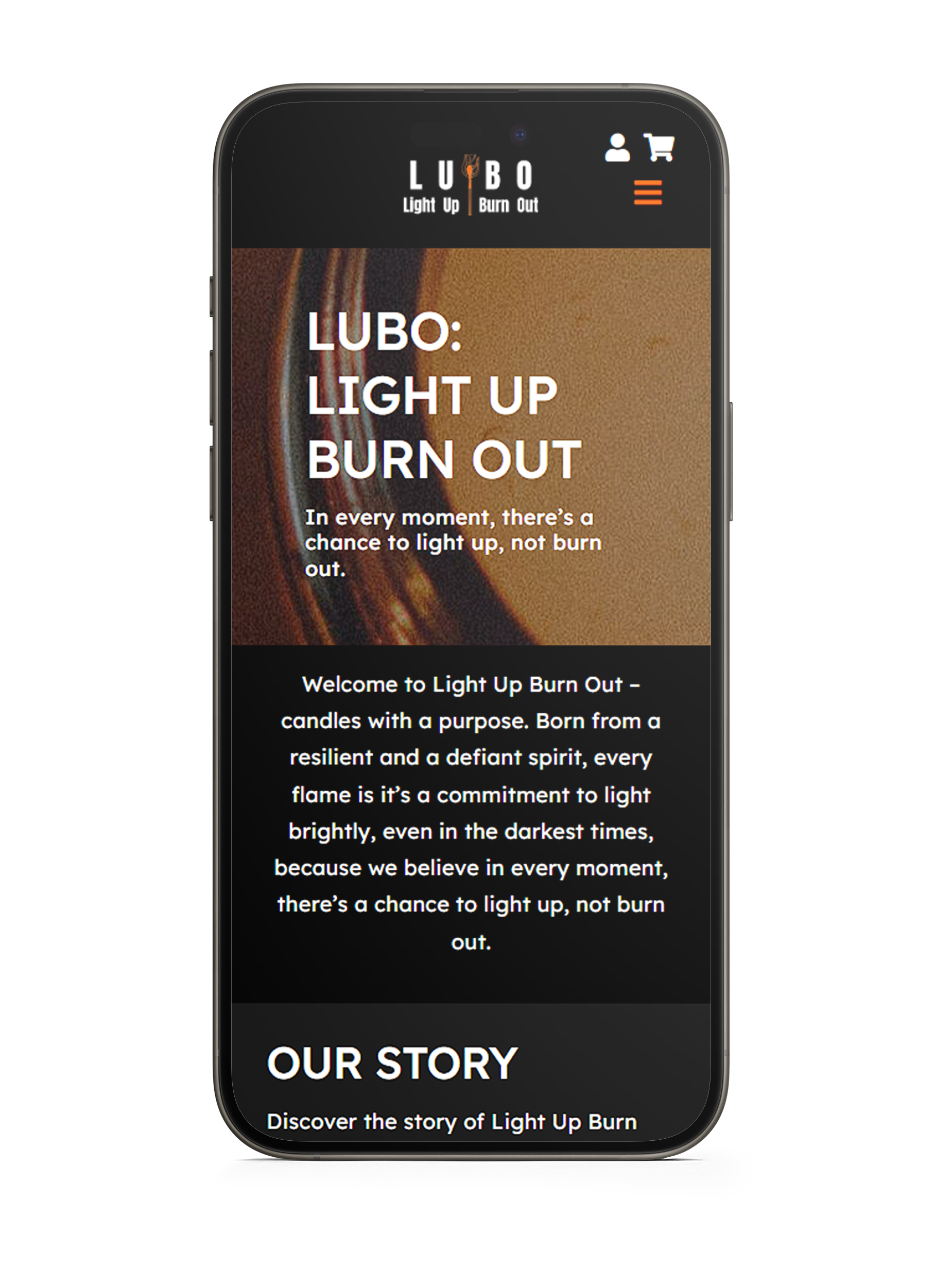 LUBO Candles Mobile