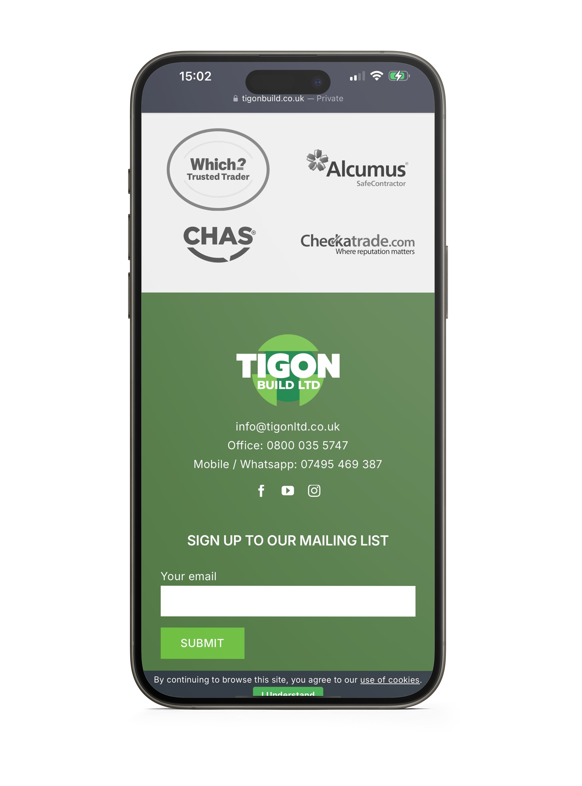 Tigon Build on mobile