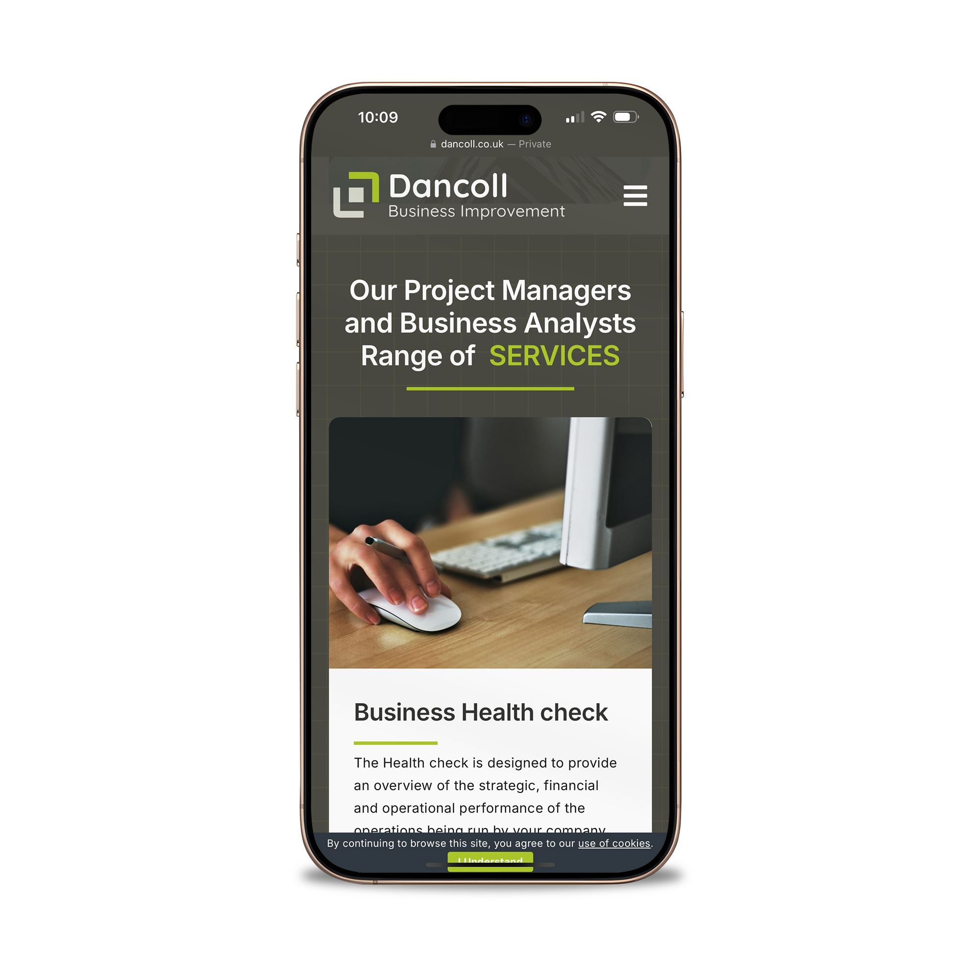 Dancoll on Mobile Device