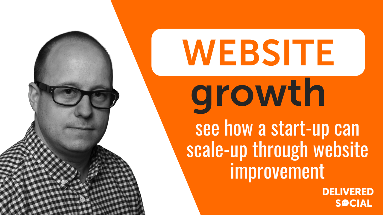 see how a start-up can scale-up through website improvement