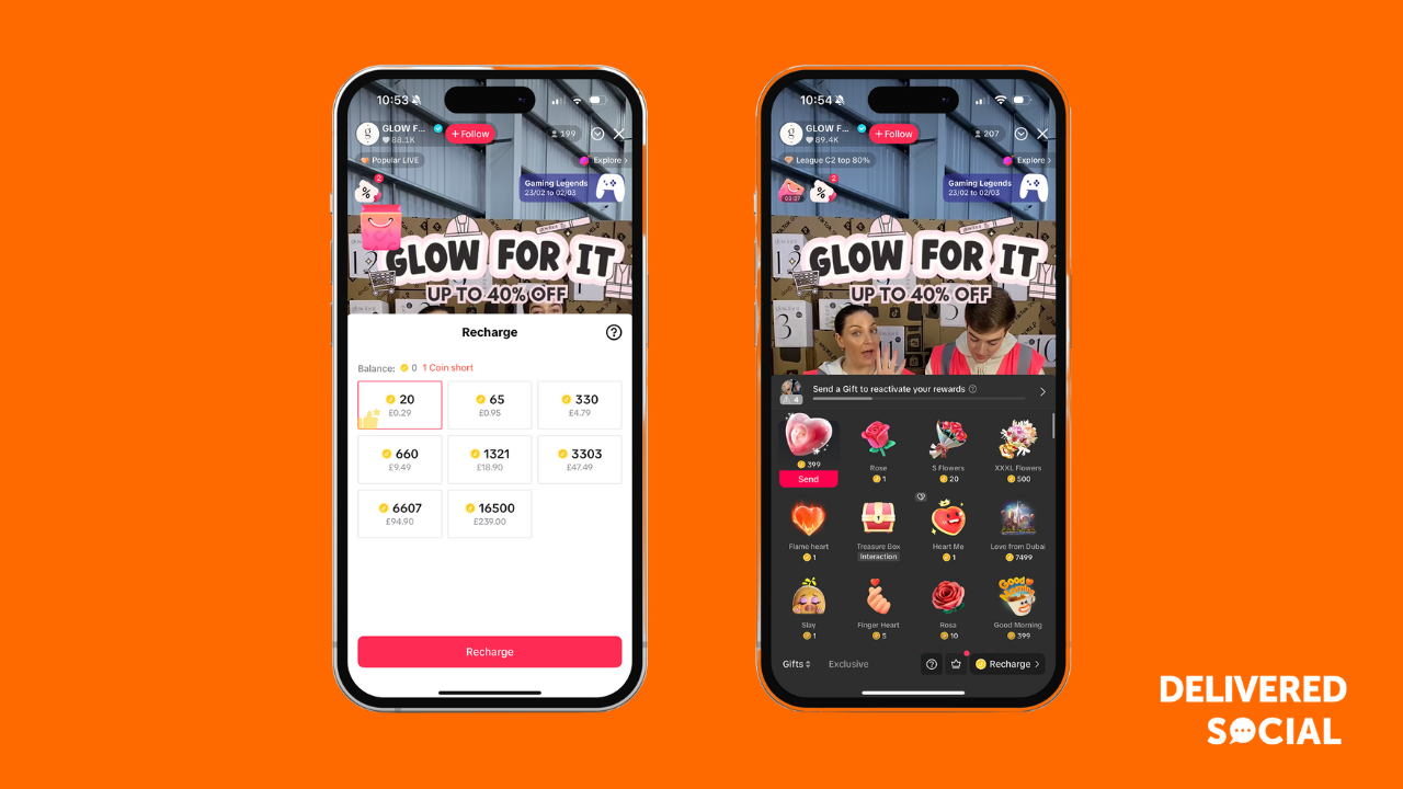 Delivered Social TikTok Live TikTok Coins