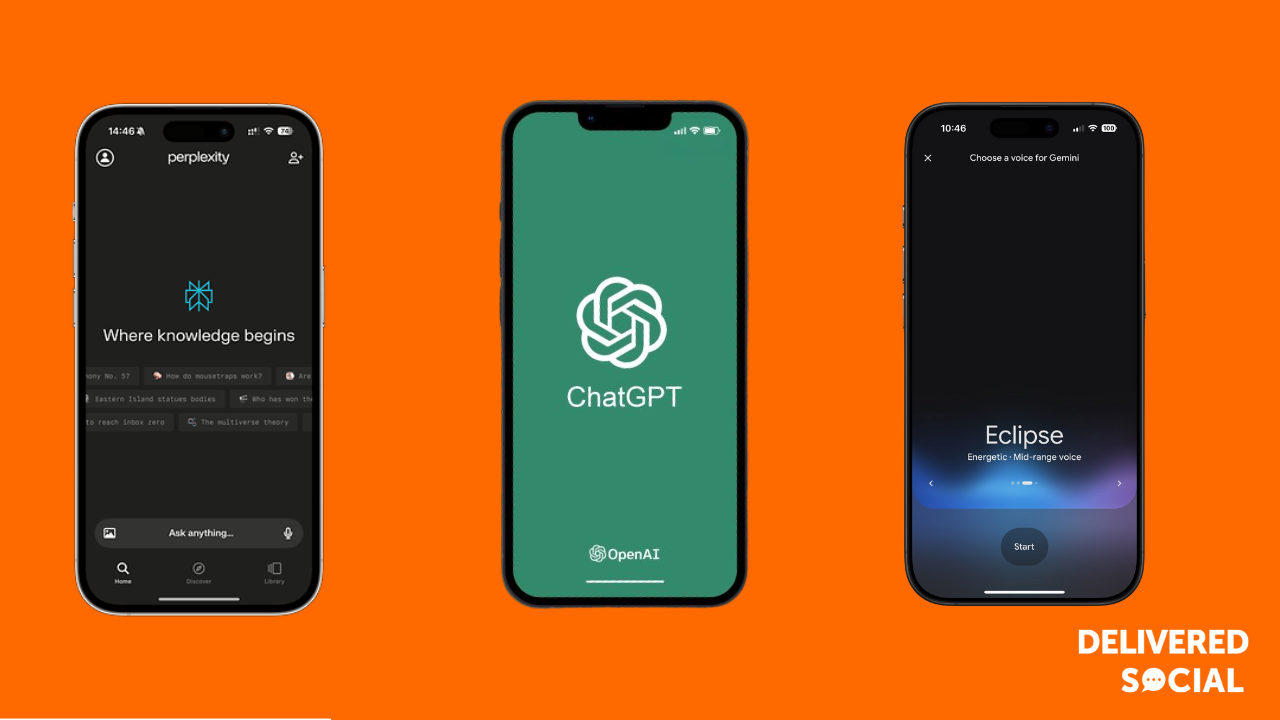 Spotting AI-Generated Content - Gemini, ChatGPT and Perplexity on Iphone - Delivered Social Blog