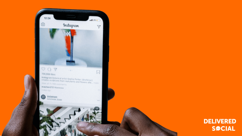 How to Promote Business With Instagram Reels in 2025 - Instagram screen on iPhone