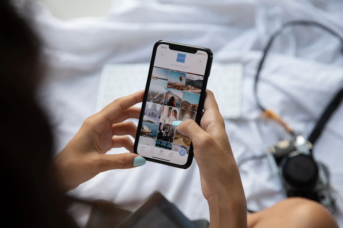 Person Using Smartphone