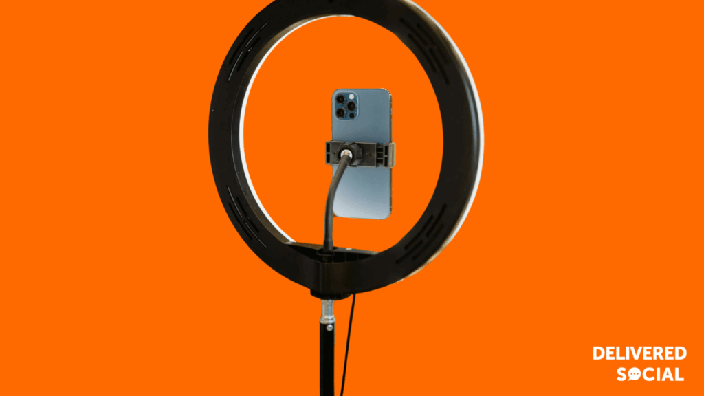TikTok Account Banned and Blocked - Ringlight Ready for Recording TikTok Content