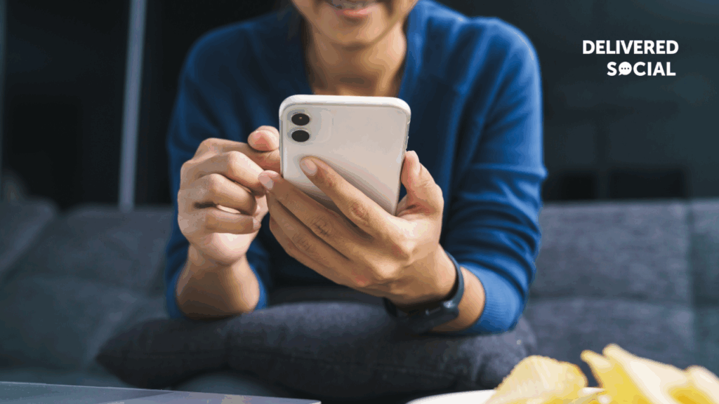 TikTok Live Vs IG Live Woman on phone - DS Blog