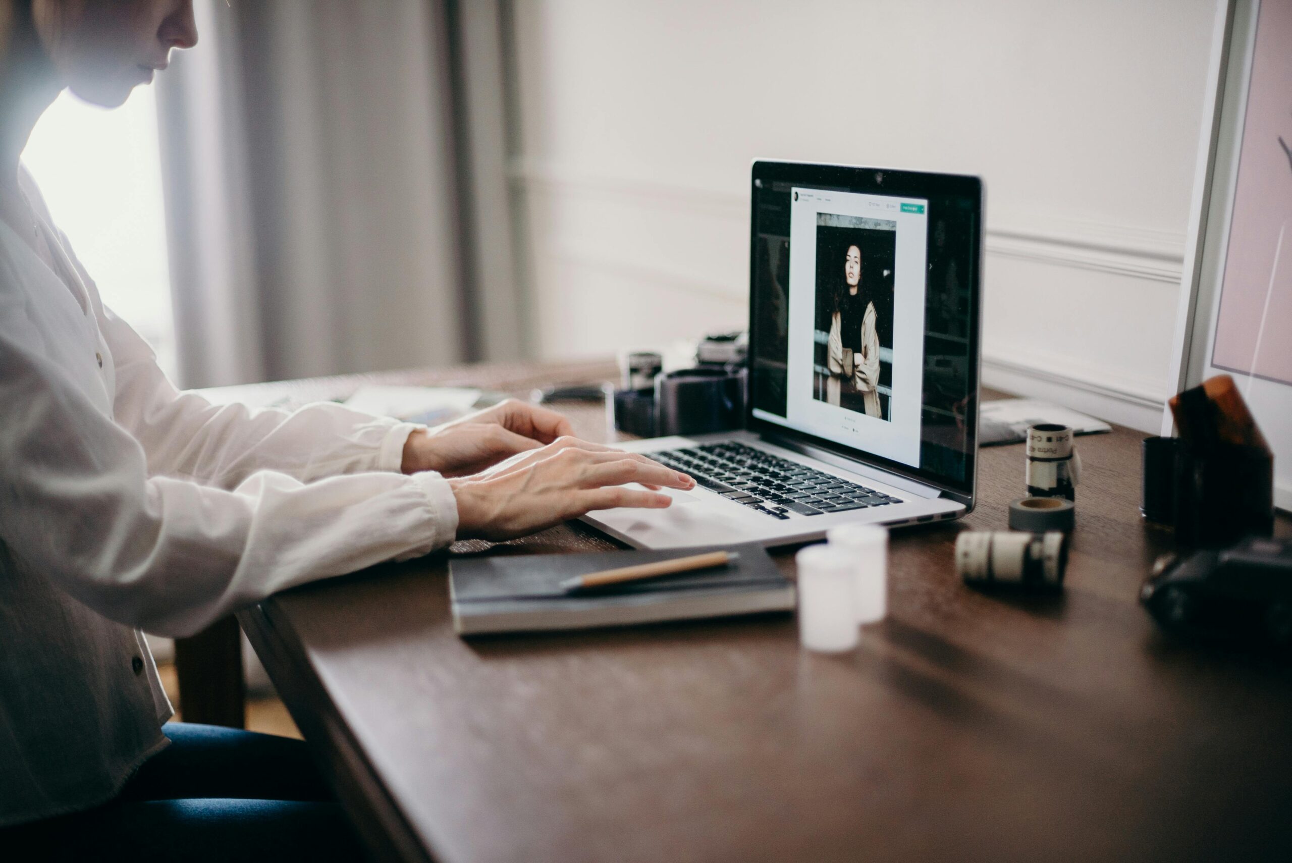 Lady at Laptop - Accessible Website Design Guidelines to Enhance User Experience
