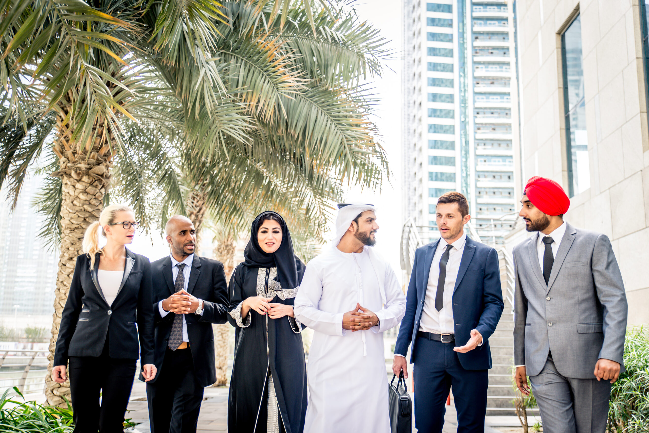 UAE business team discuss their Google Organic Rankings