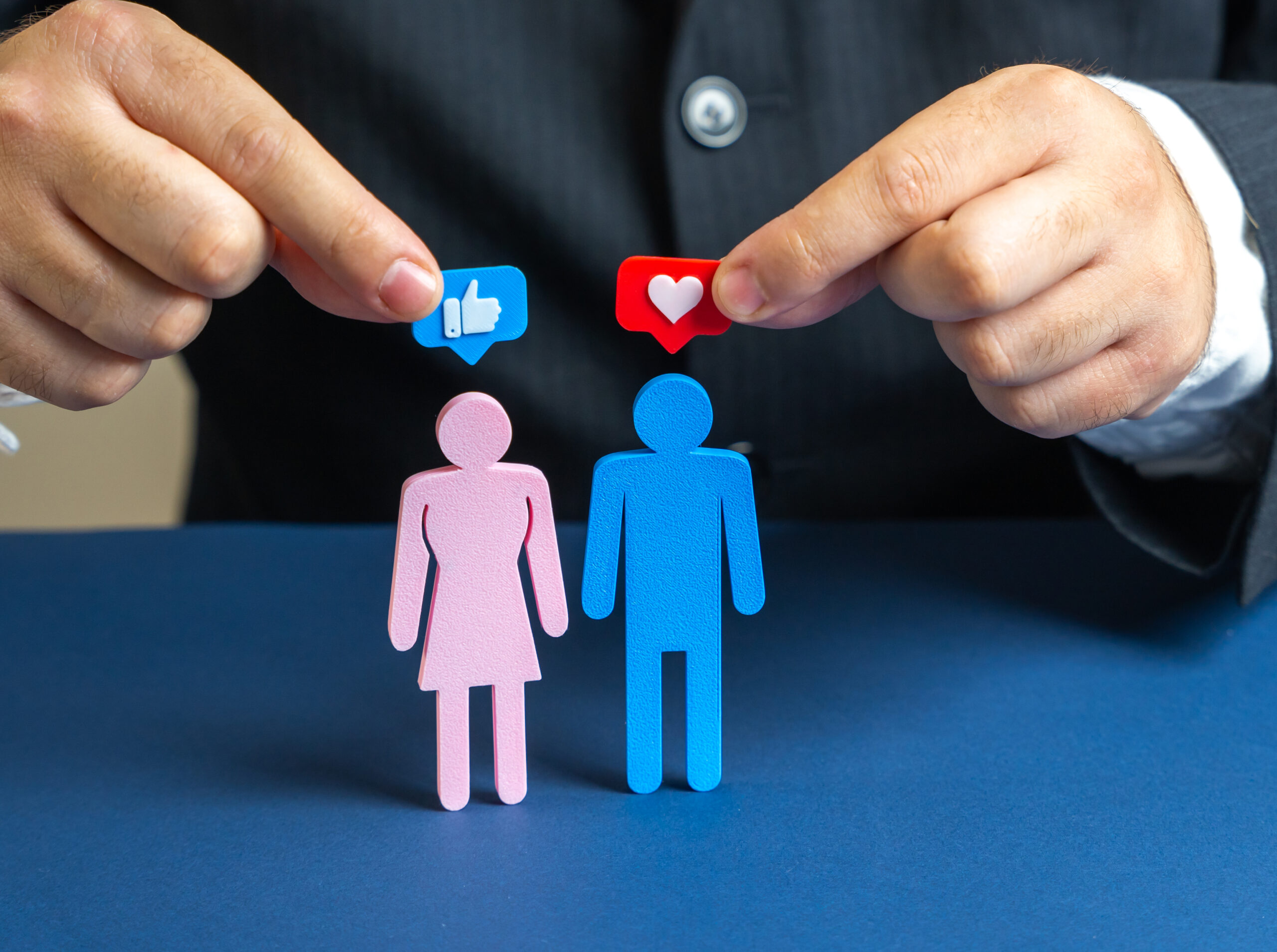 Best Social Media for Small Businesses - Icons with Like and Love Icons