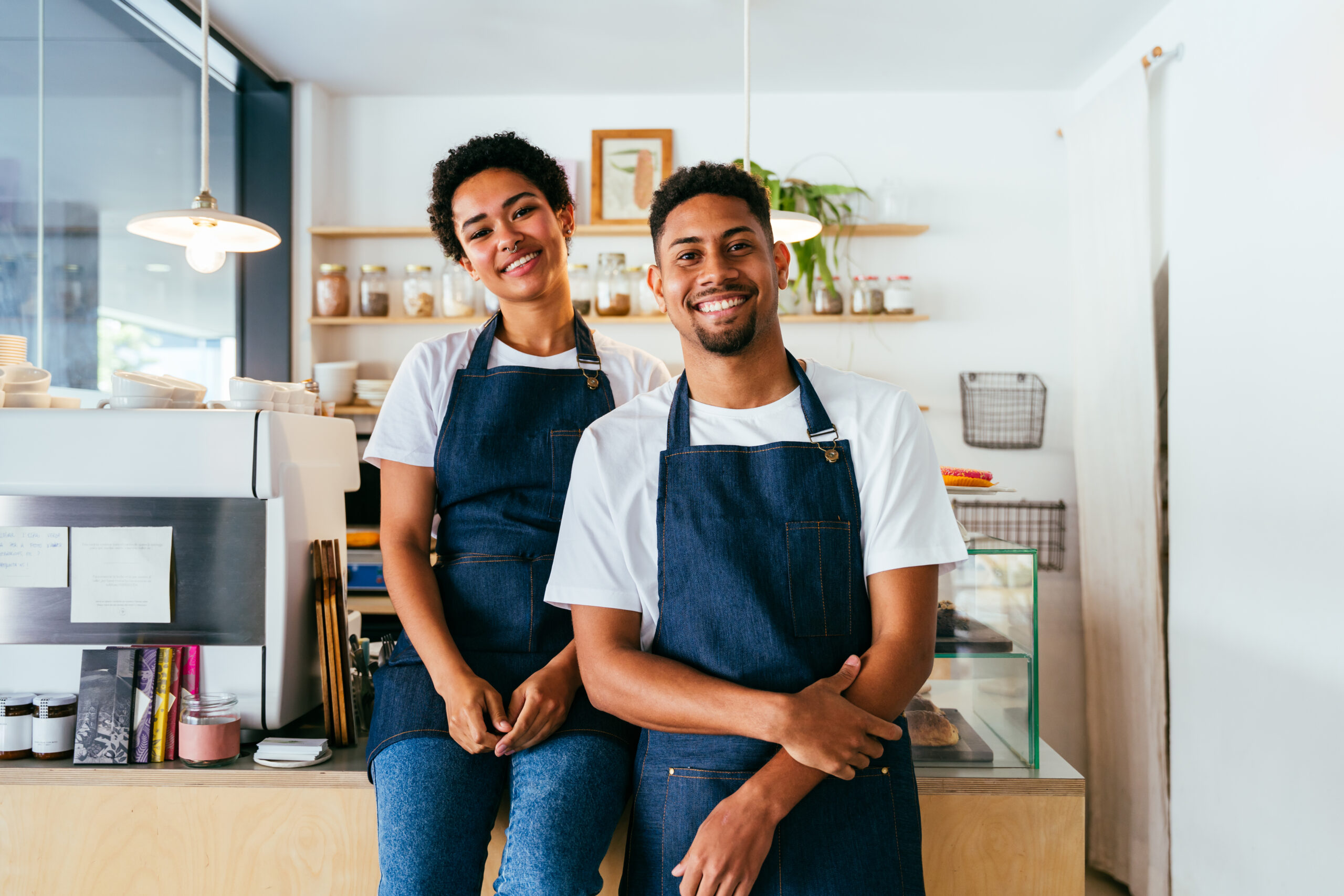 Boosting Trust with Customer Reviews for Small Businesses - Baristas in Cafe