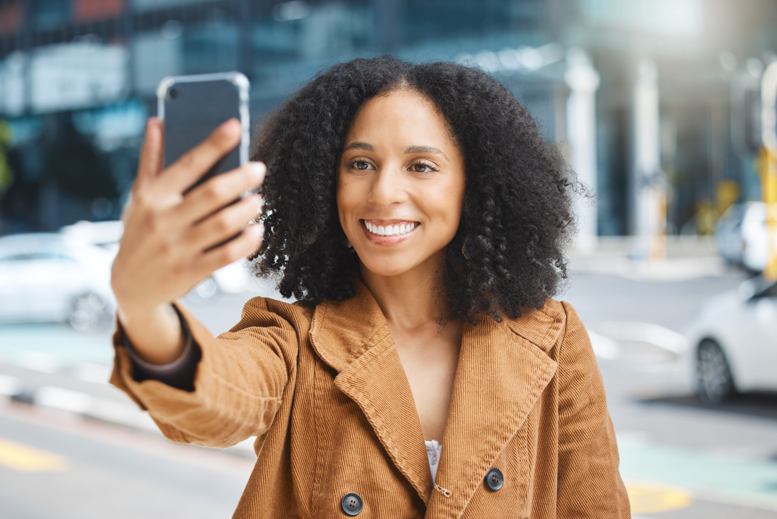 Content Ideas for Engagement That Will Boost Your Social Media - lady taking selfie