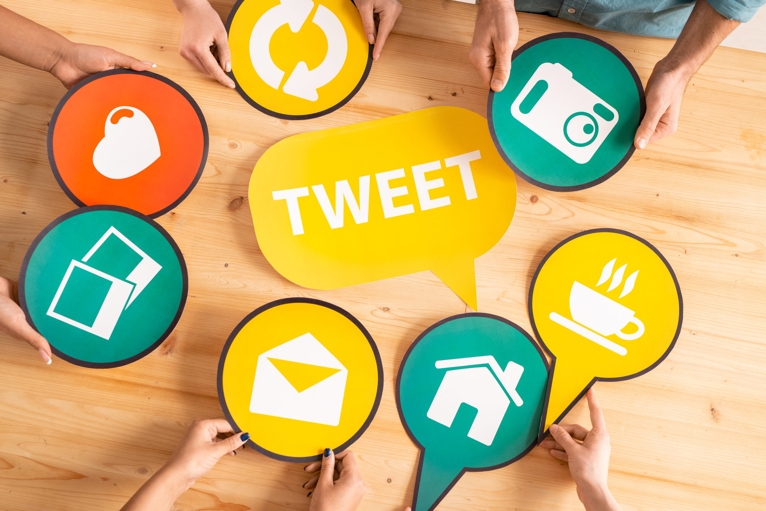 Is Bluesky Better Than Twitter The Pros and Cons Discussed - Millennials showcasing different social media icons