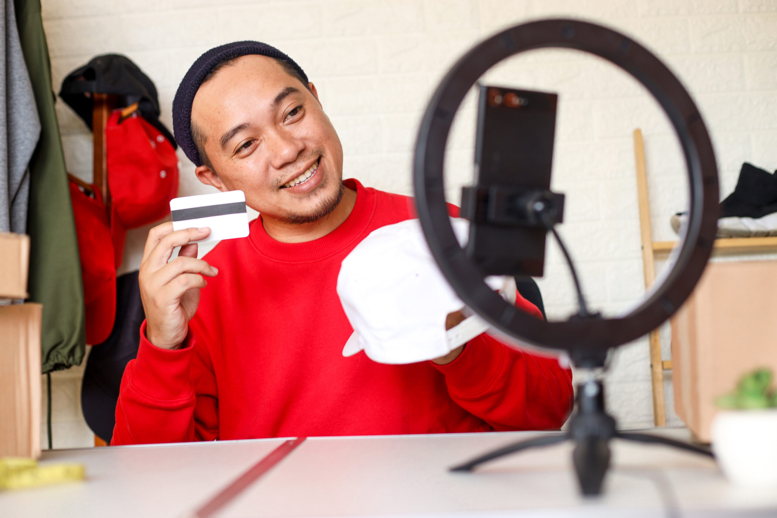 Proven TikTok Ideas for Businesses UK to Drive Engagement & Increase Sales - Male Influencer on TikTok Shop