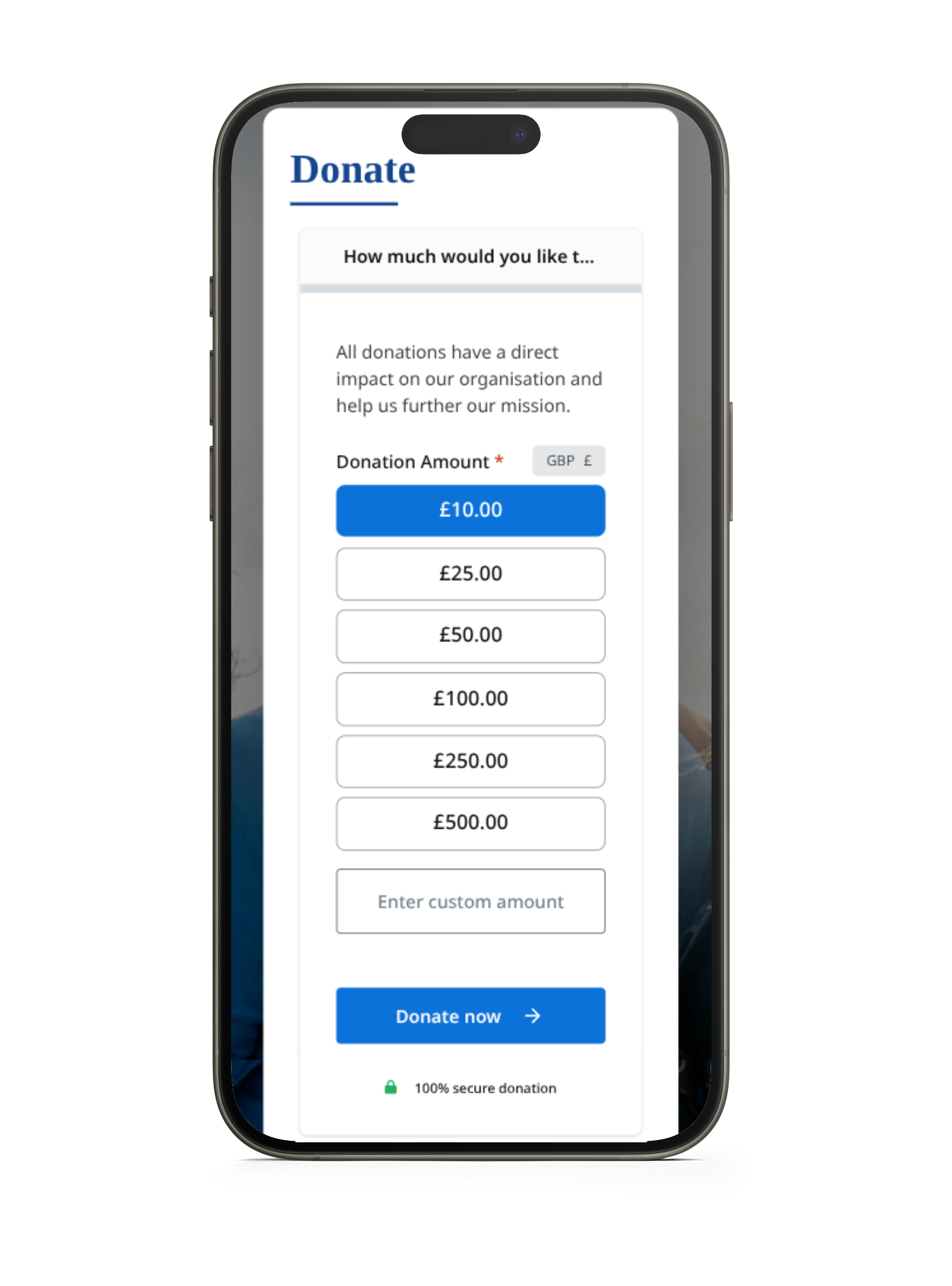 Carlton Rotary website on mobile Bellbird Comms - Website on Mobile