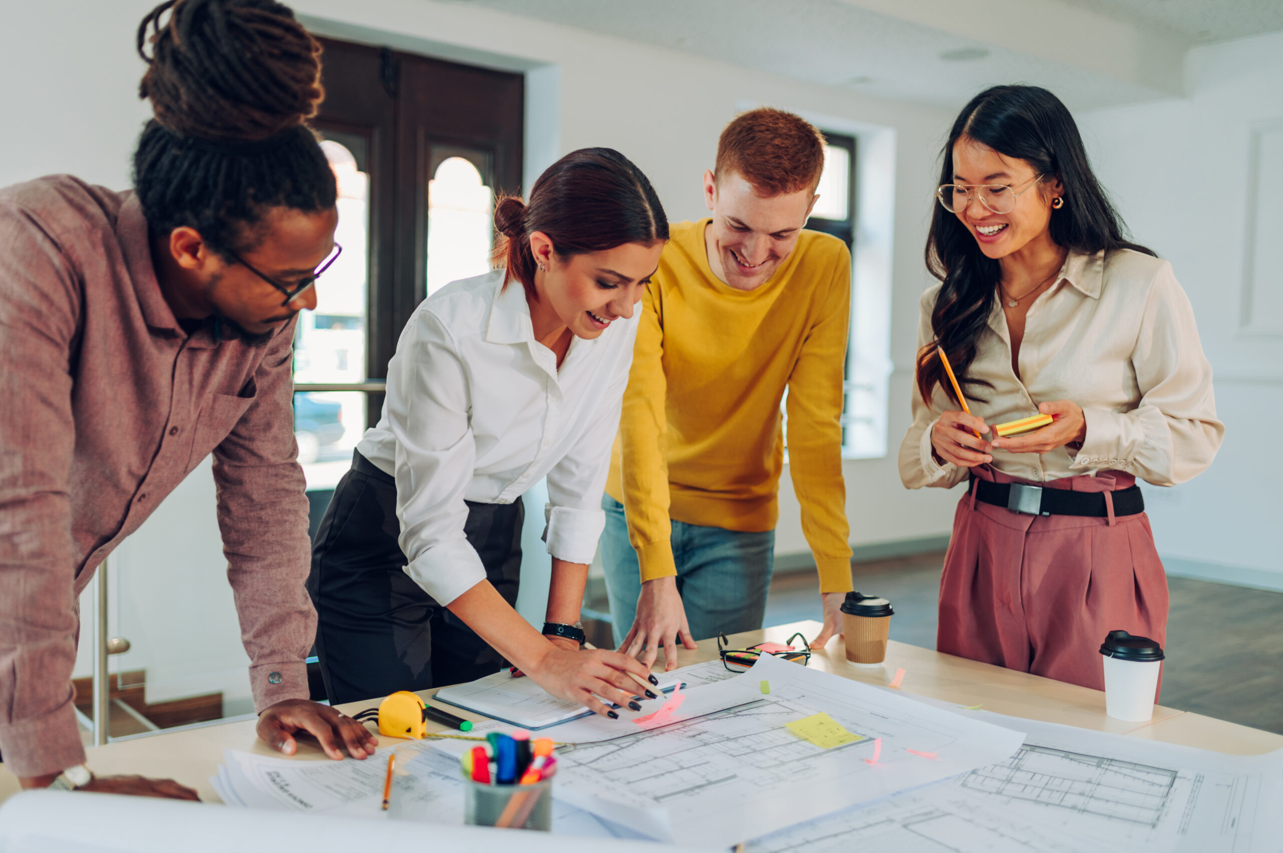 How to Build a Brand - team working together