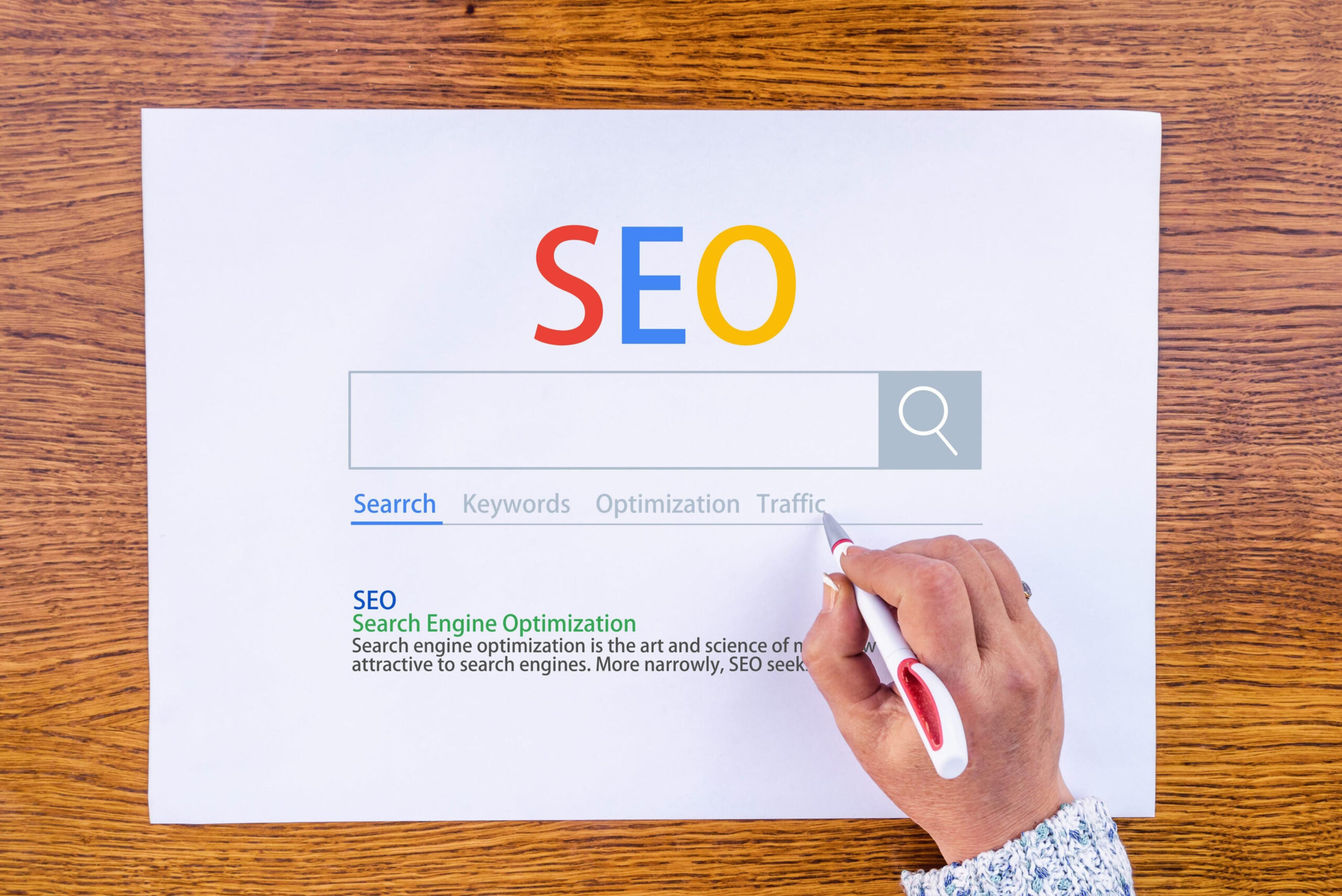 Improve Google Rankings UK - Google Search Engine Screen