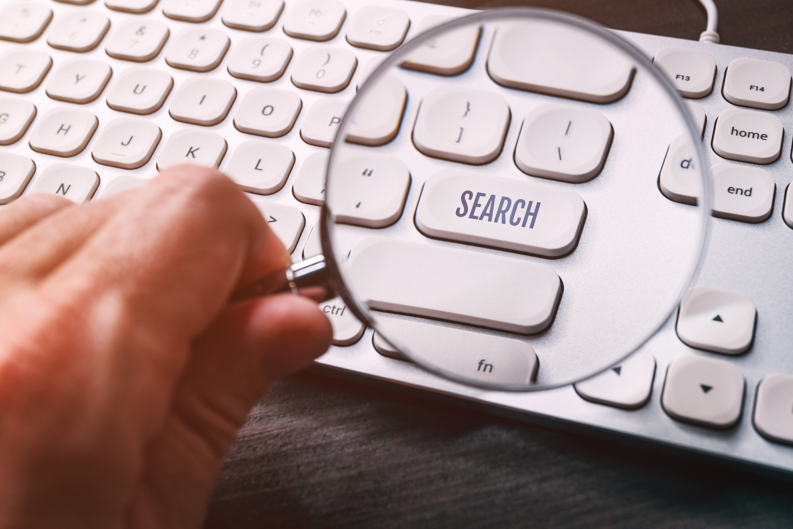 Local SEO Ranking Factors - Essentials to Increase Your Business Visibility - Search Button Keyboard