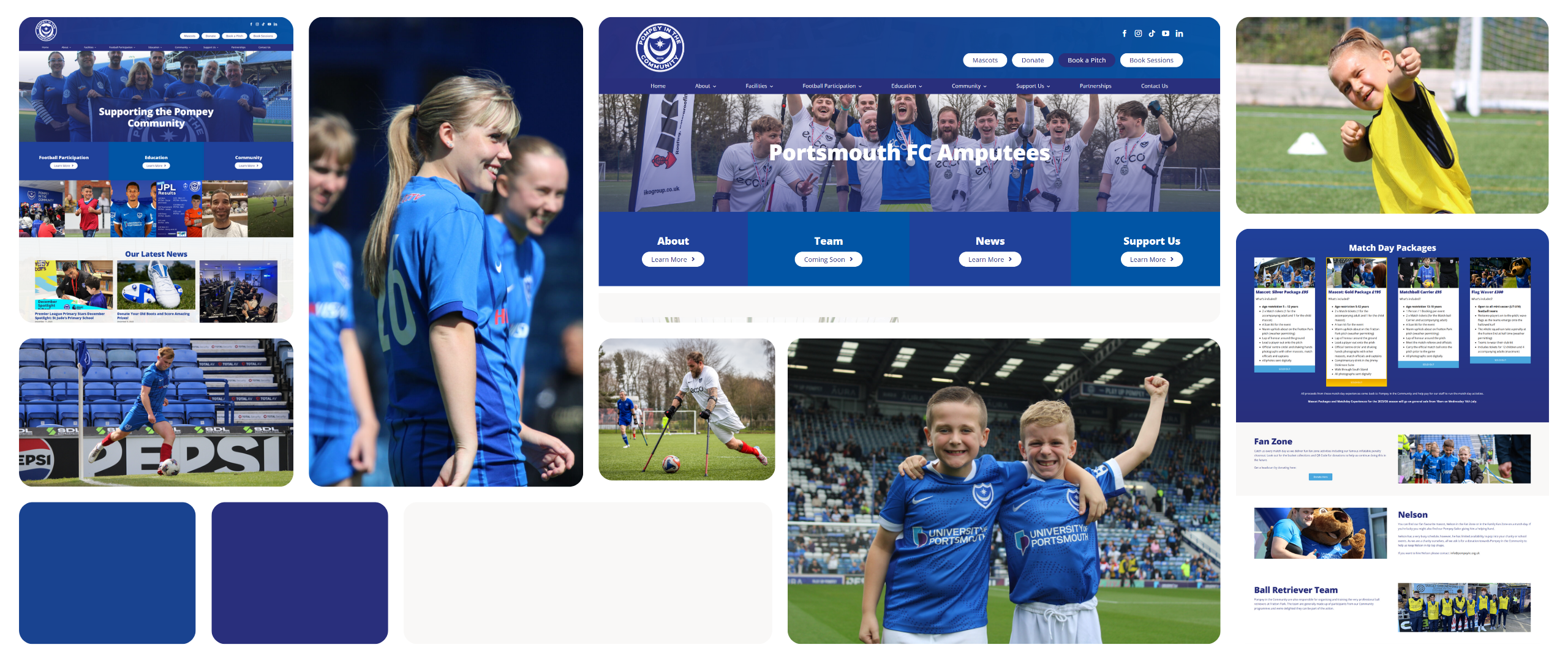 Pompey in the Community Images