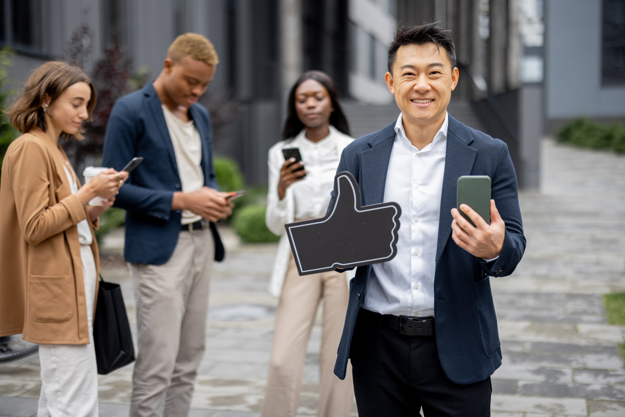 Proven Facebook Page Content Tips to Widen Your Reach - man giving thumbs up