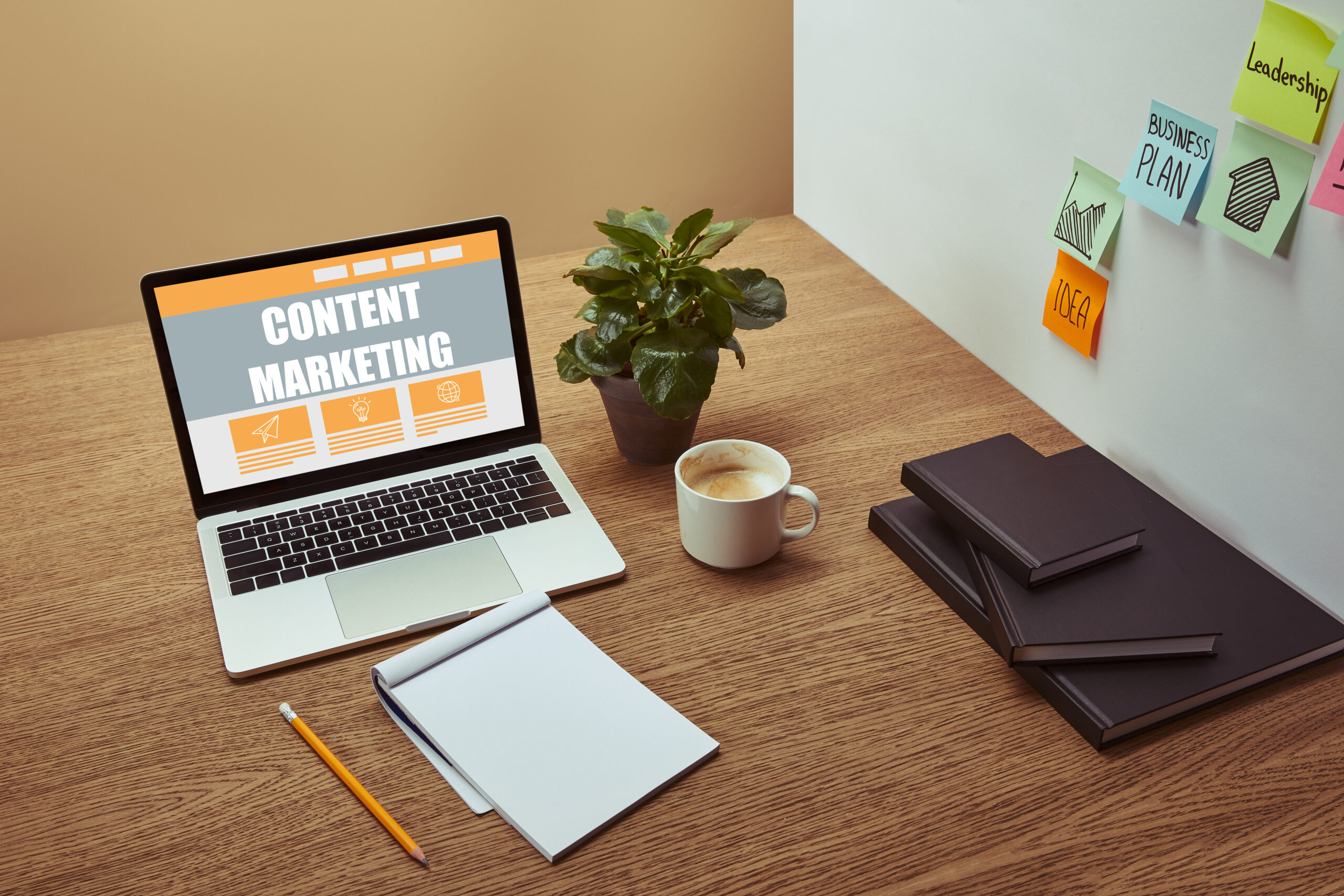 Smart Strategies for Blog Content Ideas Generation Success in 2026 - blog on laptop.