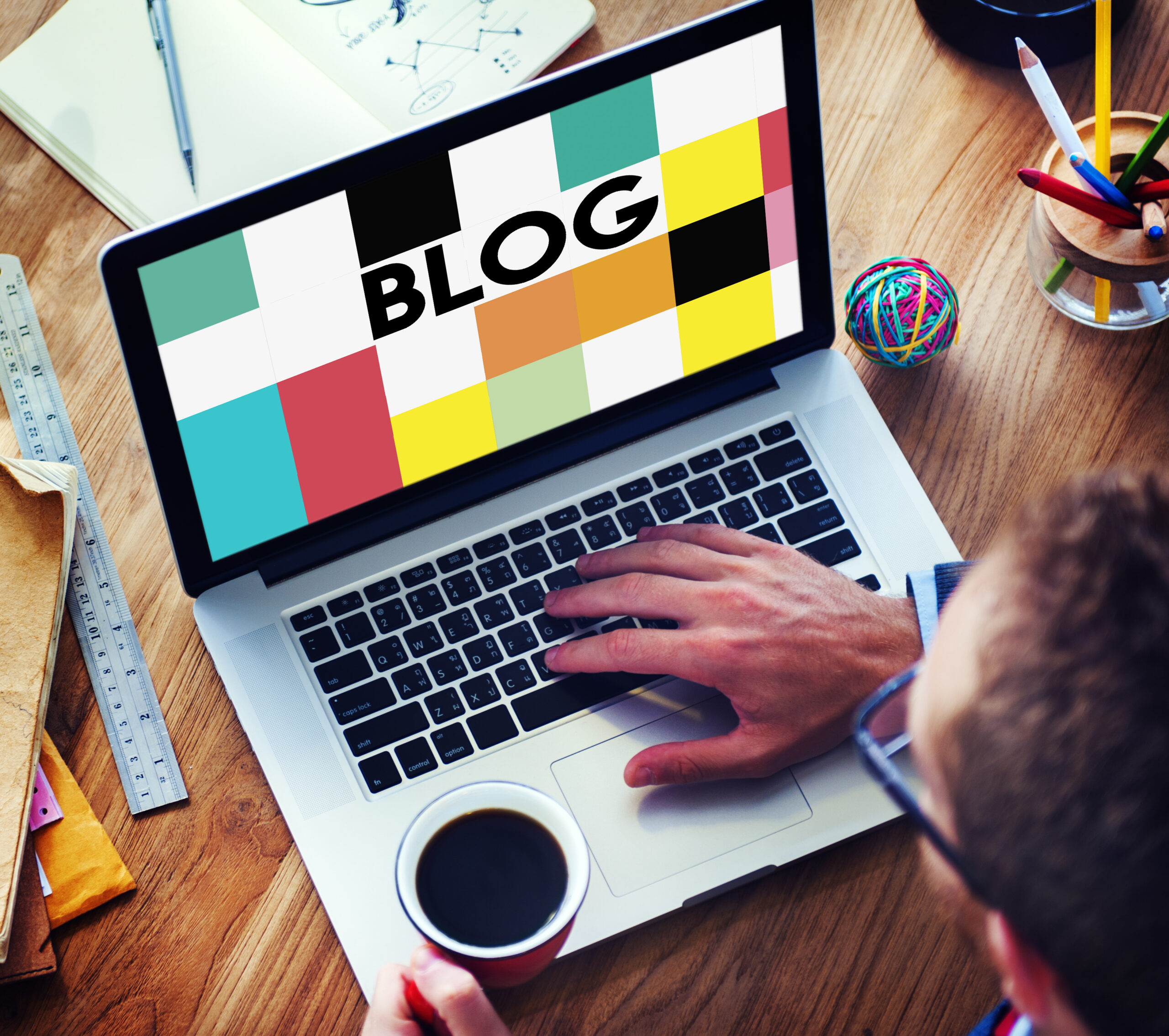 Tips to Craft Engaging Content for Blogging That Captivates and Retains Readers - blog on laptop