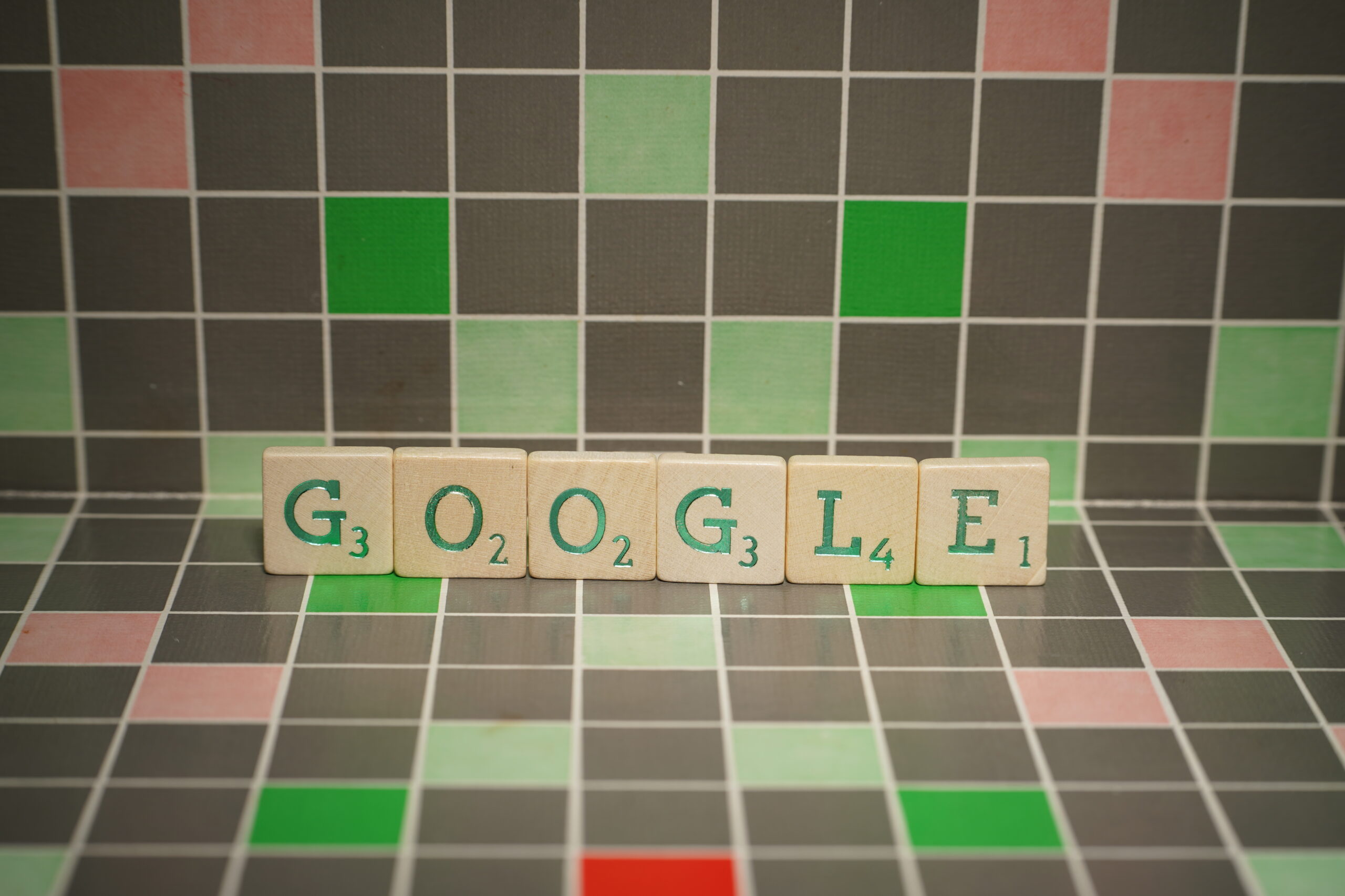 Advertise on Google Business - Google on Scrabble Tiles