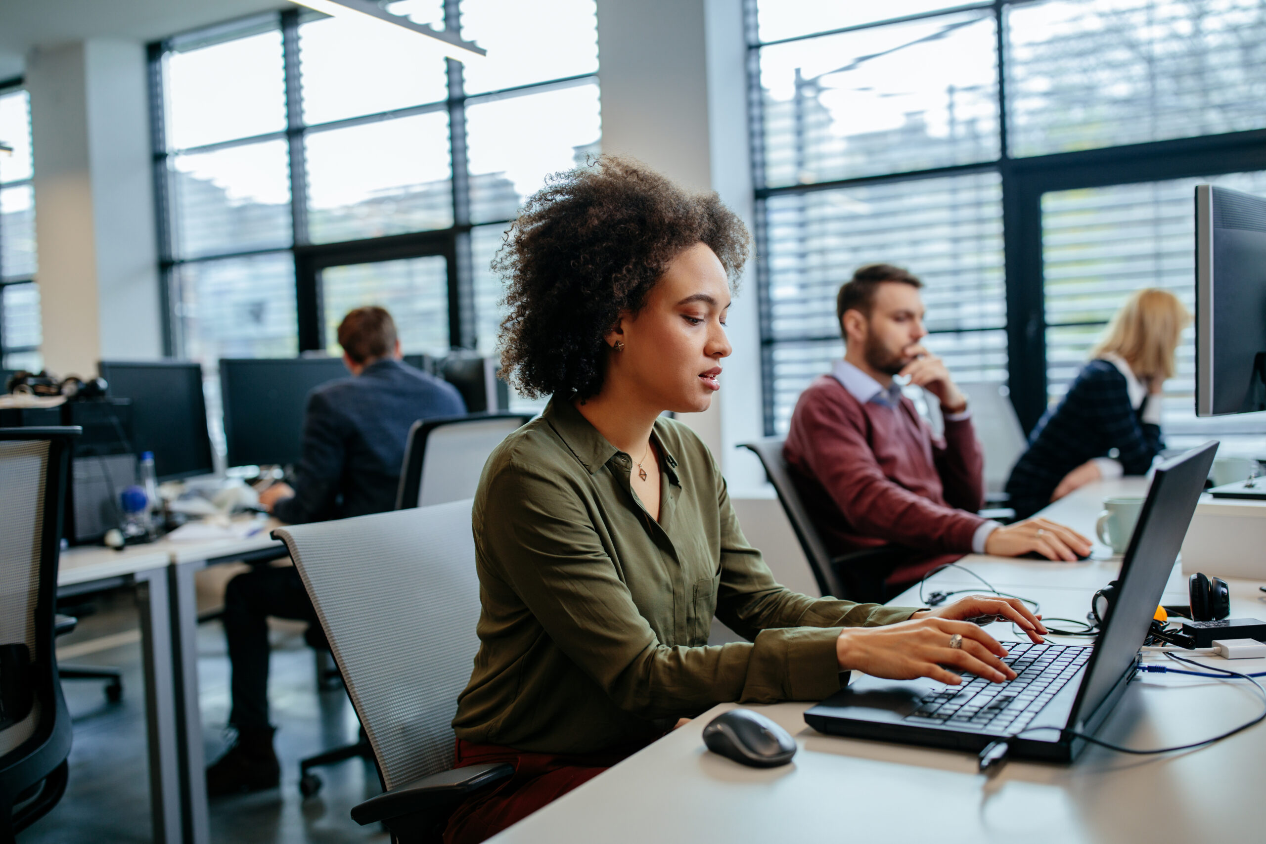 Writing Ads - focussed on work in office