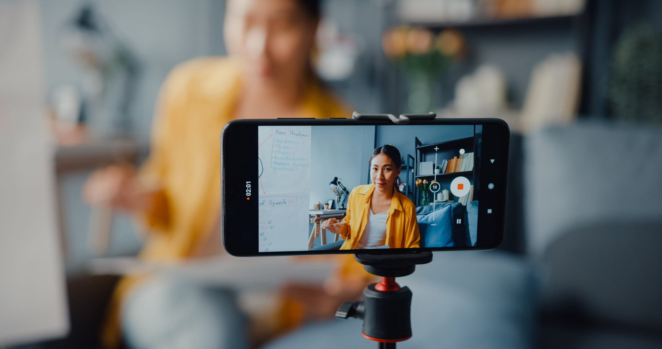 YouTube Marketing Agencies - person on a video call