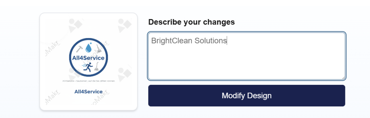 Modify The Design
