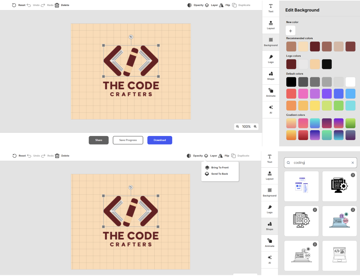 See it in action The Code Crafters
