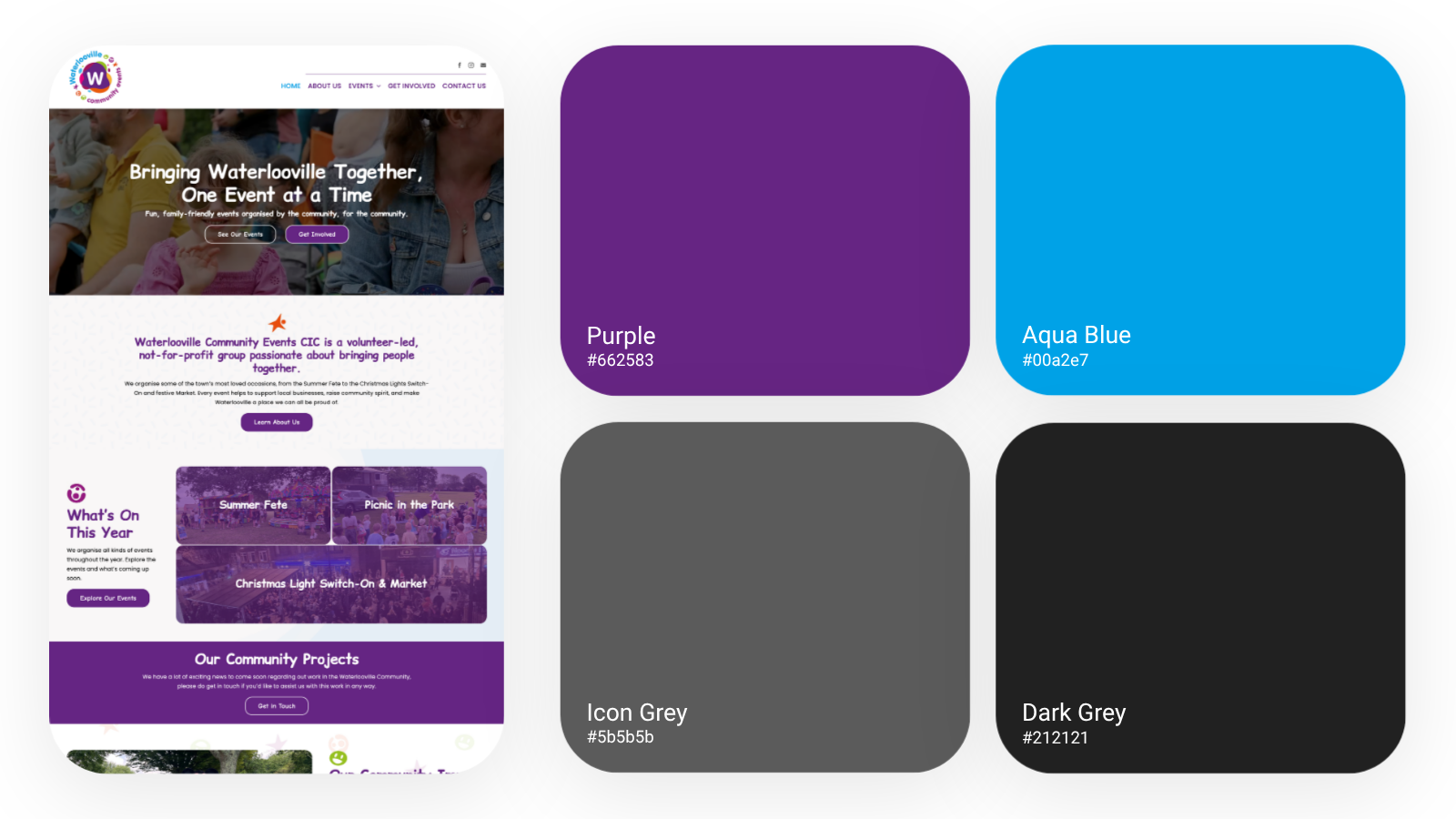 A Community-Focused Website Designed to Support Local Events - Waterlooville Community Events CIC