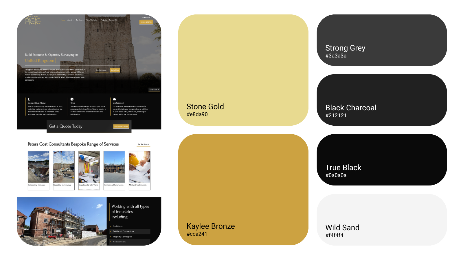 Peters Cost Consultants Colours