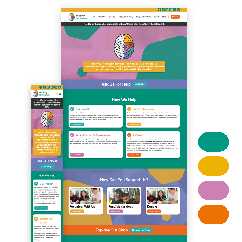 Headway Nottingham by Delivered Social